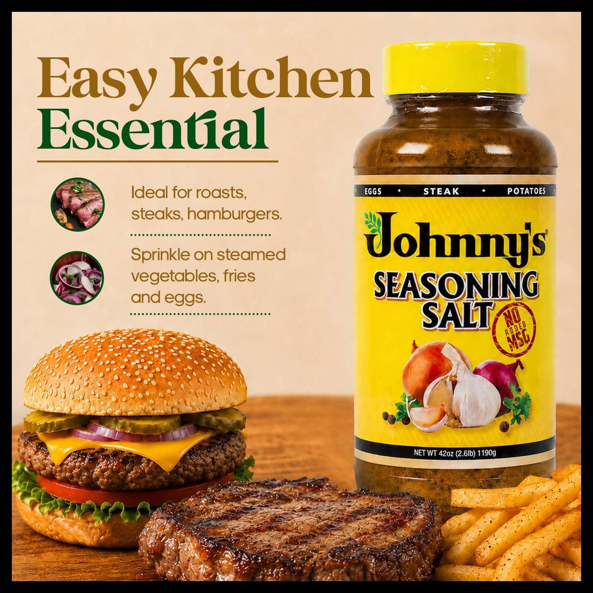 Johnny's Seasoning Salt 1190g