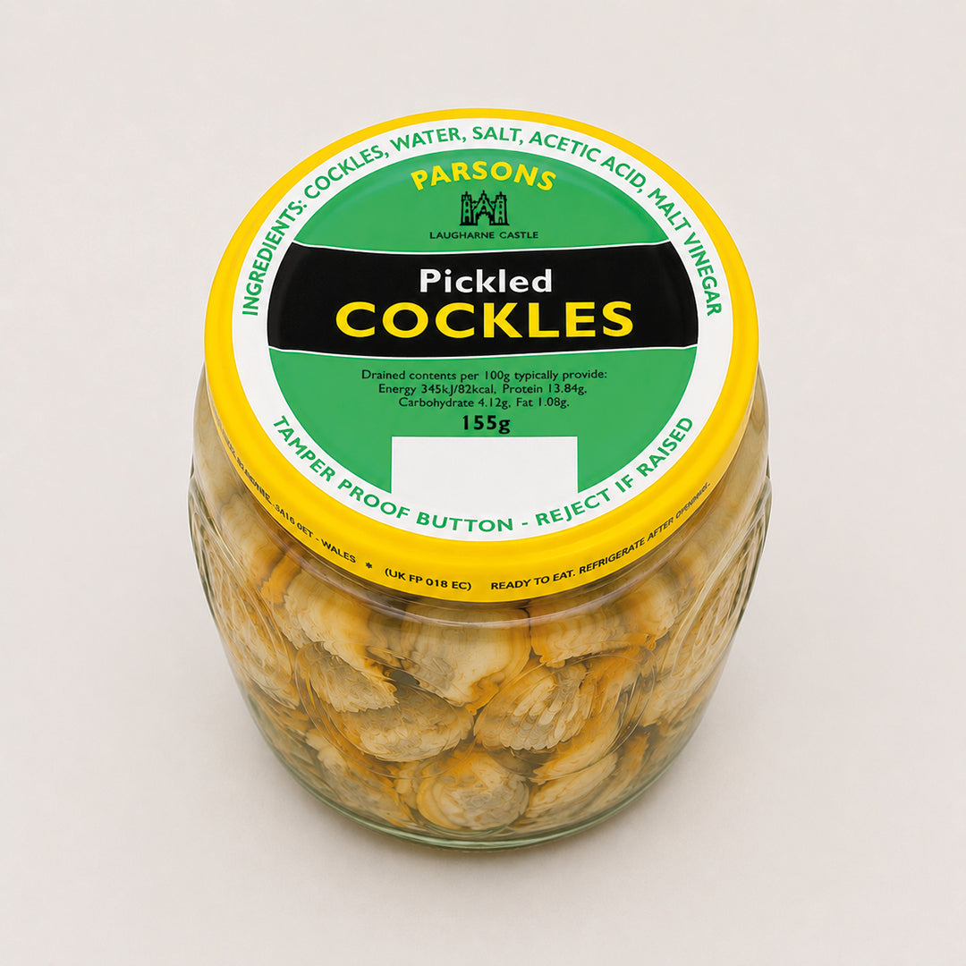 Parsons Welsh Pickled Cockles (155g) - Pack of 2