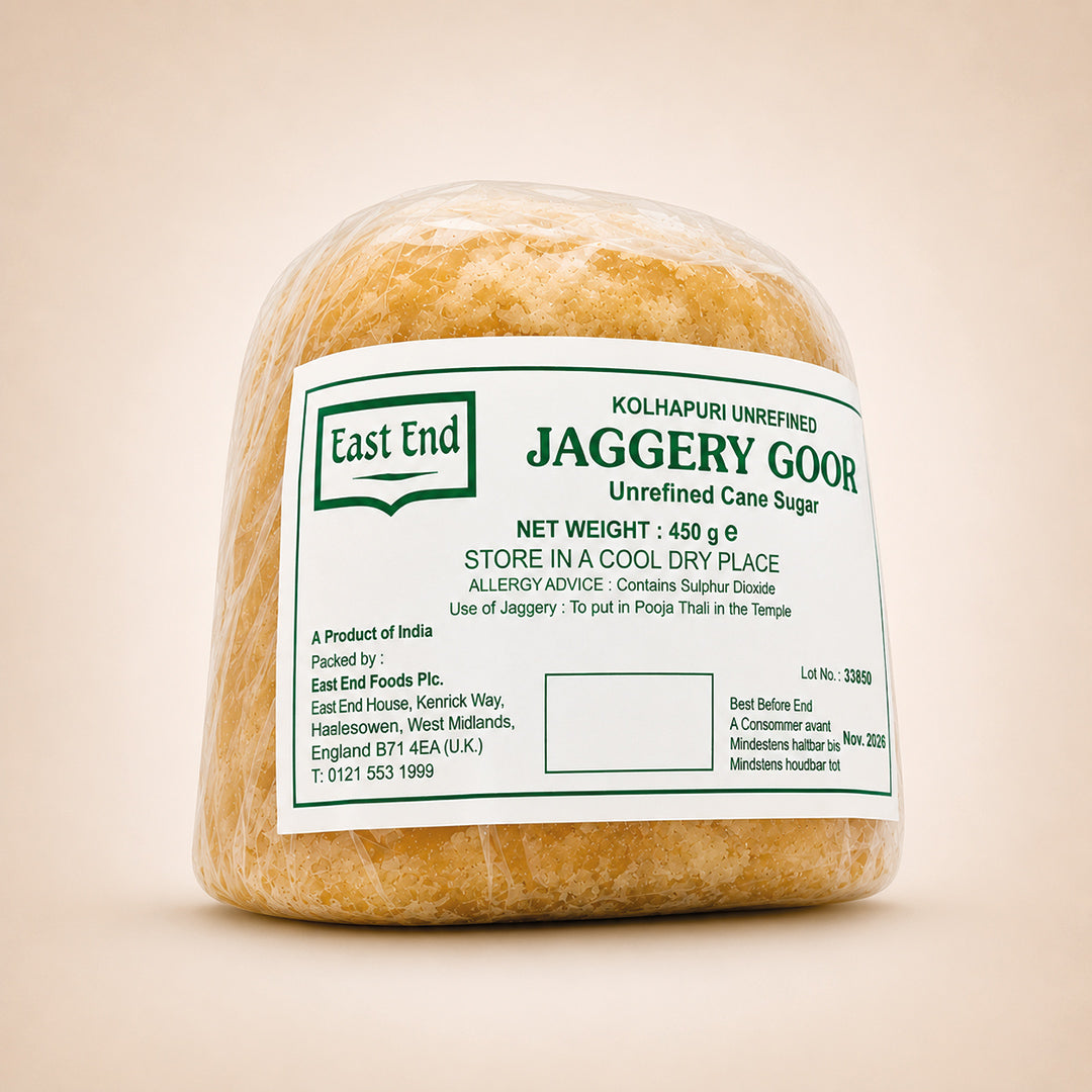 East End Jaggery Goor Unrefined Cane Sugar 450g