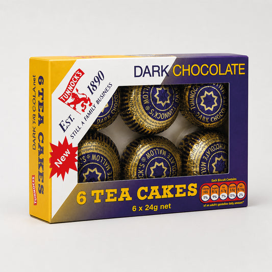 Tunnock's Dark Chocolate Tea cakes (Pack of 2)