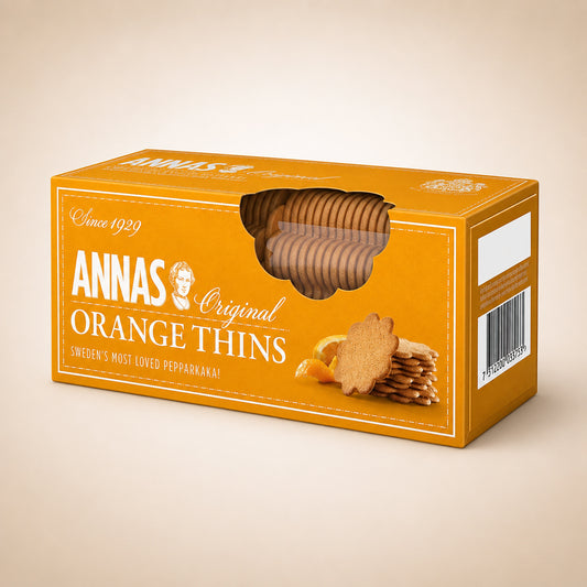 Annas Original Orange Thins 150 g (Pack of 4)