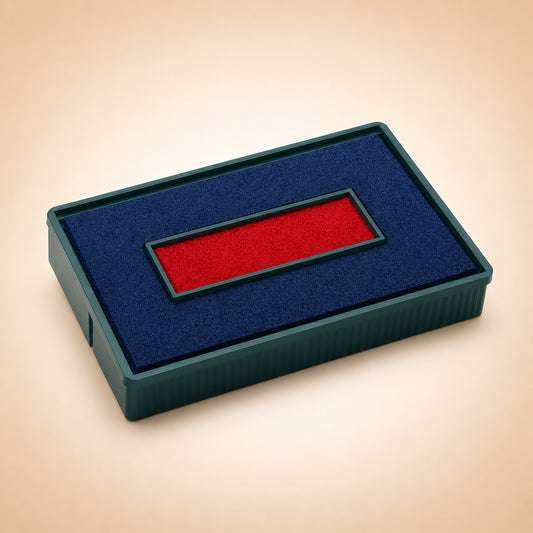 COLOP E/4750 Replacement Ink Pads for Stamp - Blue Red (Pack of 2)