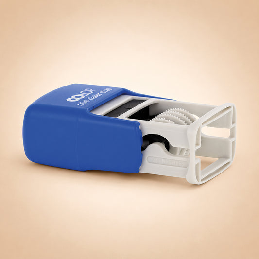 COLOP S120/DD Mini Double Date Stamp | 131983 | 2 x 4mm Adjustable Dates