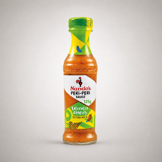 Nando's Peri-Peri Sauce Selection Medium, Lemon & Herb, Garlic 125g