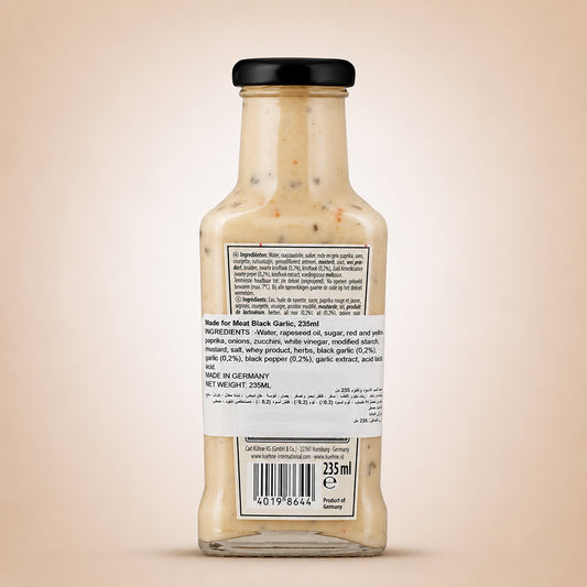 Kuhne Made for Meat Black Garlic Sauce 235 ml