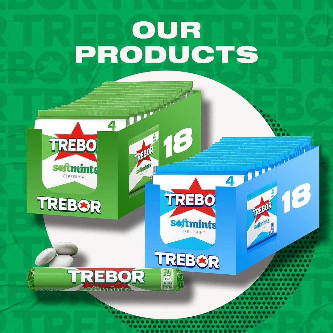 Trebor BLUE (18 Packs)