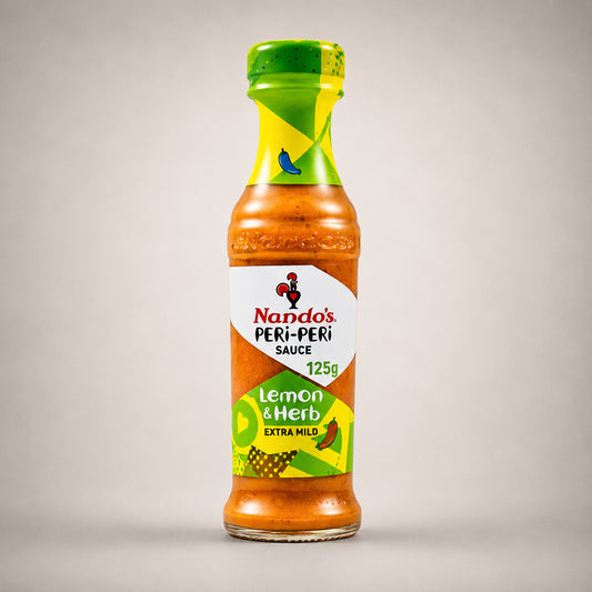 Nando's Peri-Peri Sauce Selection Hot, Lemon & Herb, Garlic 125g
