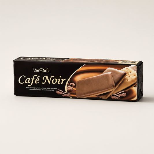 Van Delft - Caf鑼�Noir Biscuits 200g - (Pack of 6)