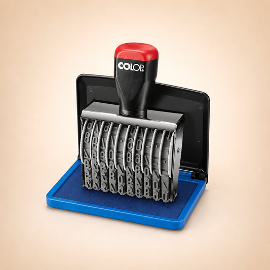 COLOP Micro 2 Blue Rubber Stamp Ink Pad. Measures 110x70mm. Best Ink Pad for ...