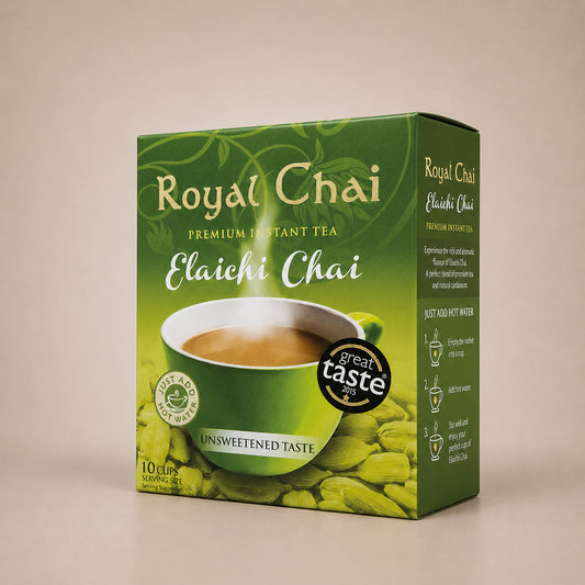 Royal Tea Elaichi Chai Sweetened Tub 400g