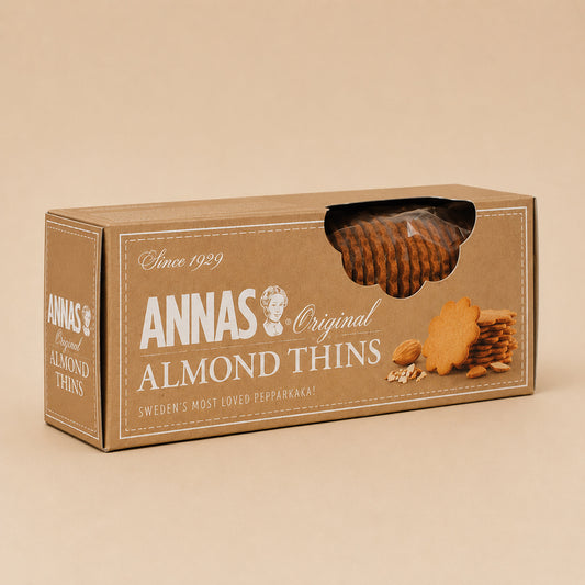 Annas Traditional Swedish Thins (Almond Thins 3 x 150g)