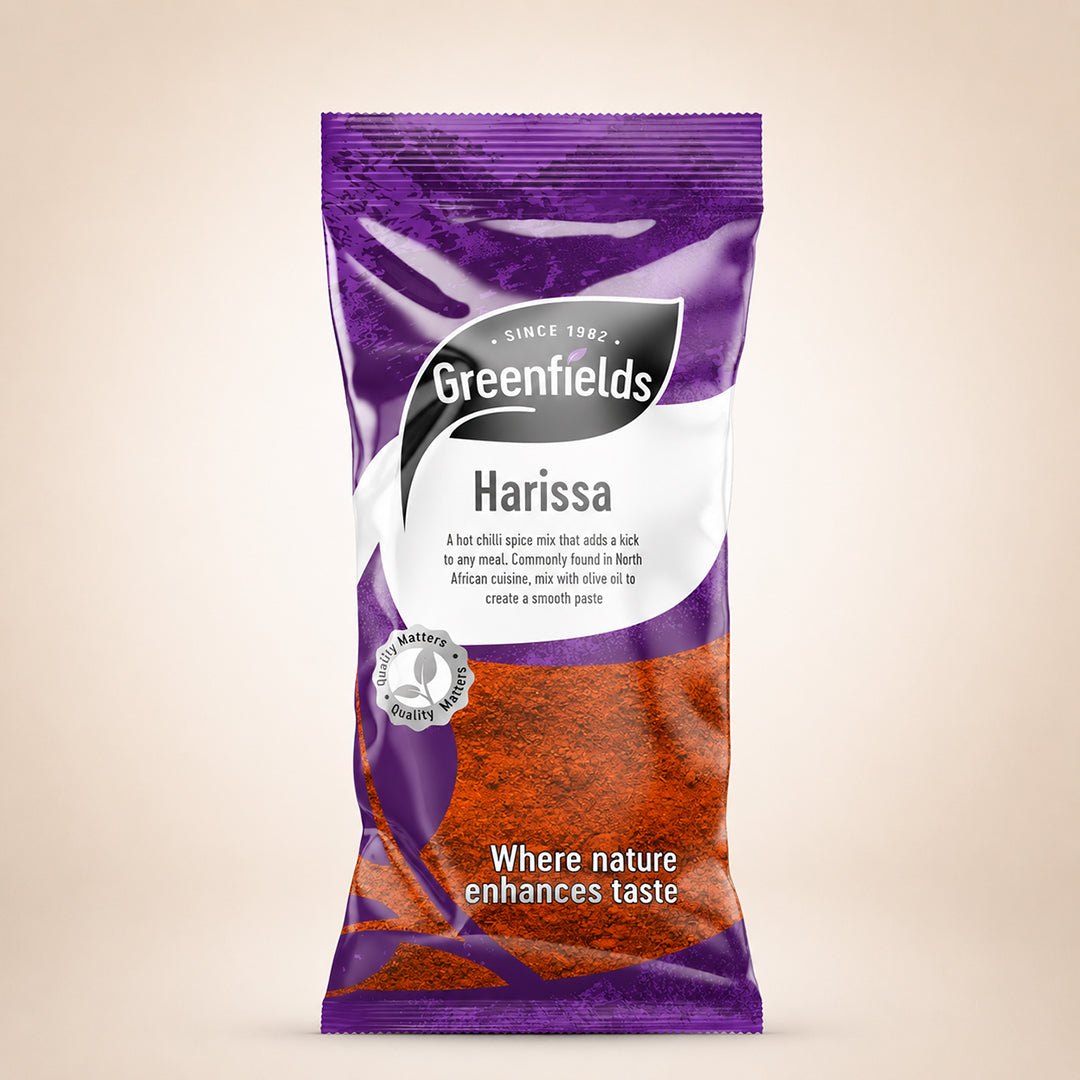 Greenfields Harissa Spice, Seasoning 75g, Superior Blend Spice Mix