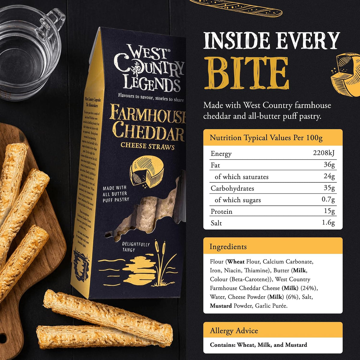 West Country Legends Cheese Straws 100g