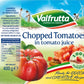 Valfrutta Tinned Chopped Tomatoes in Tomato Juice (12 x 400g)