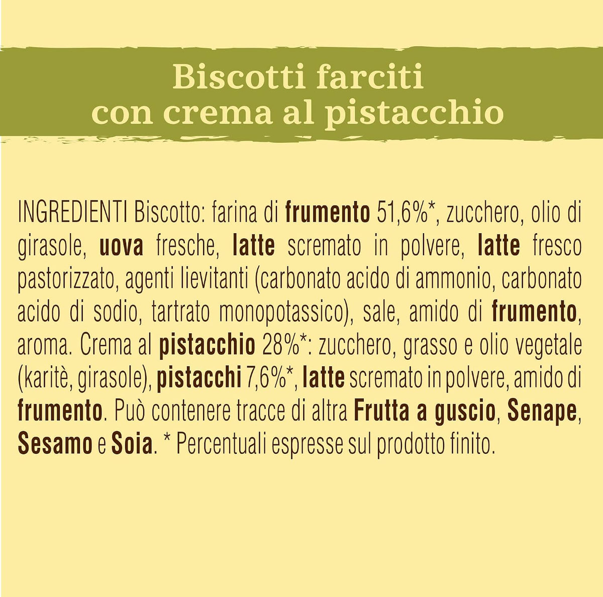 Mulino Bianco Baiocchi Pistachio 240g