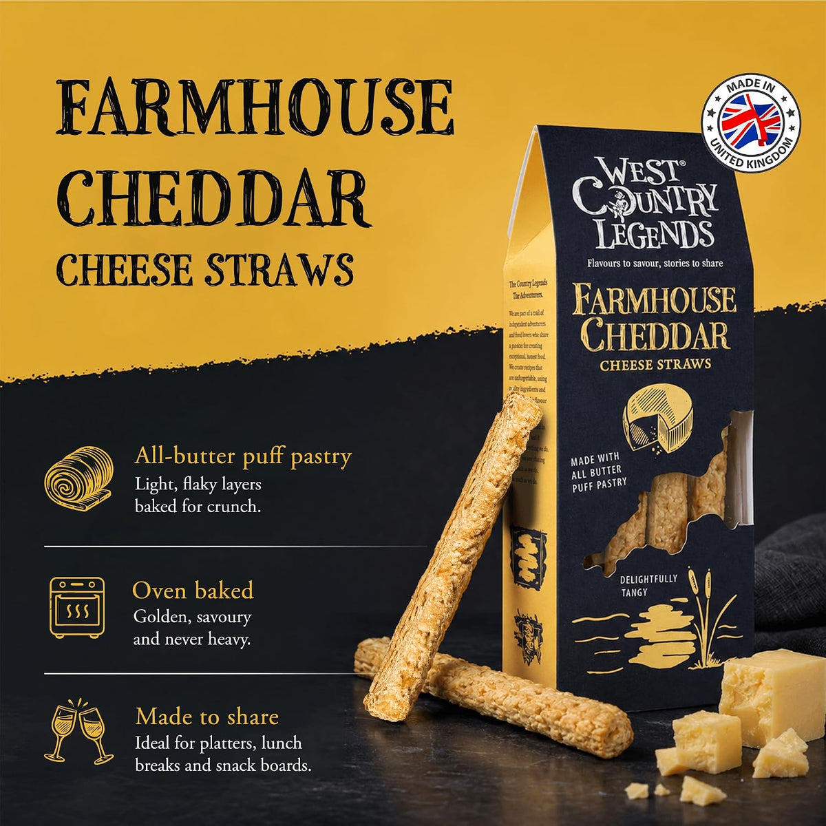 West Country Legends Cheese Straws 100g