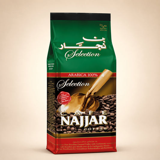Cafe Najjar Classic Coffee with Ground Cardamom 450g