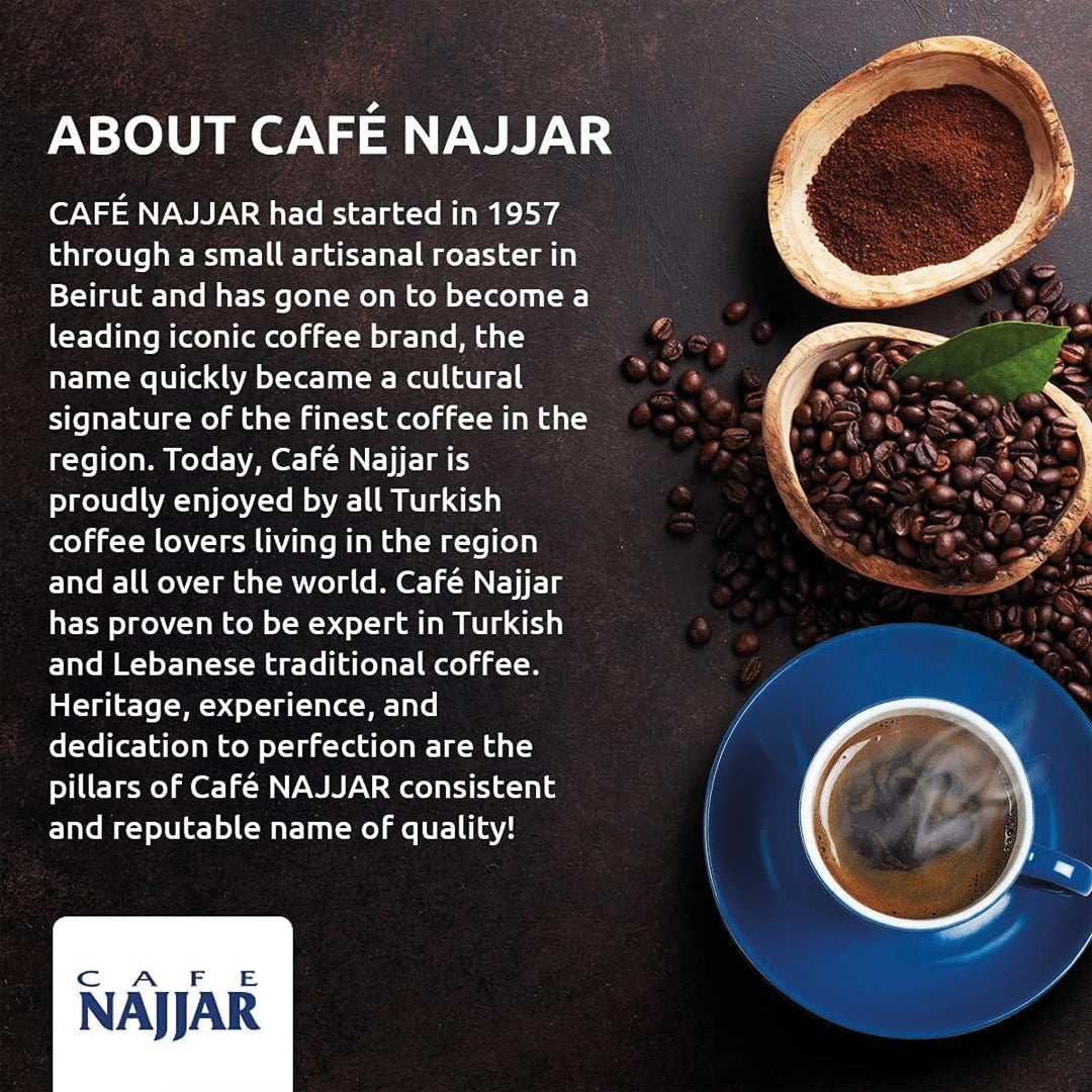 Cafe Najjar Classic Coffee with Ground Cardamom 450g
