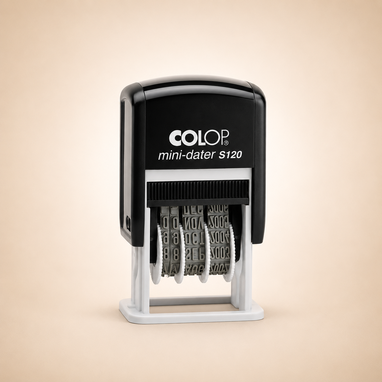 Colop EM37284 S120 Mini Dater Stamp, Black