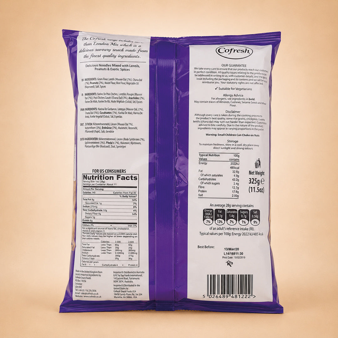 Cofresh Indian Selection Pack | Bombay Mix, Balti Mix & London Mix