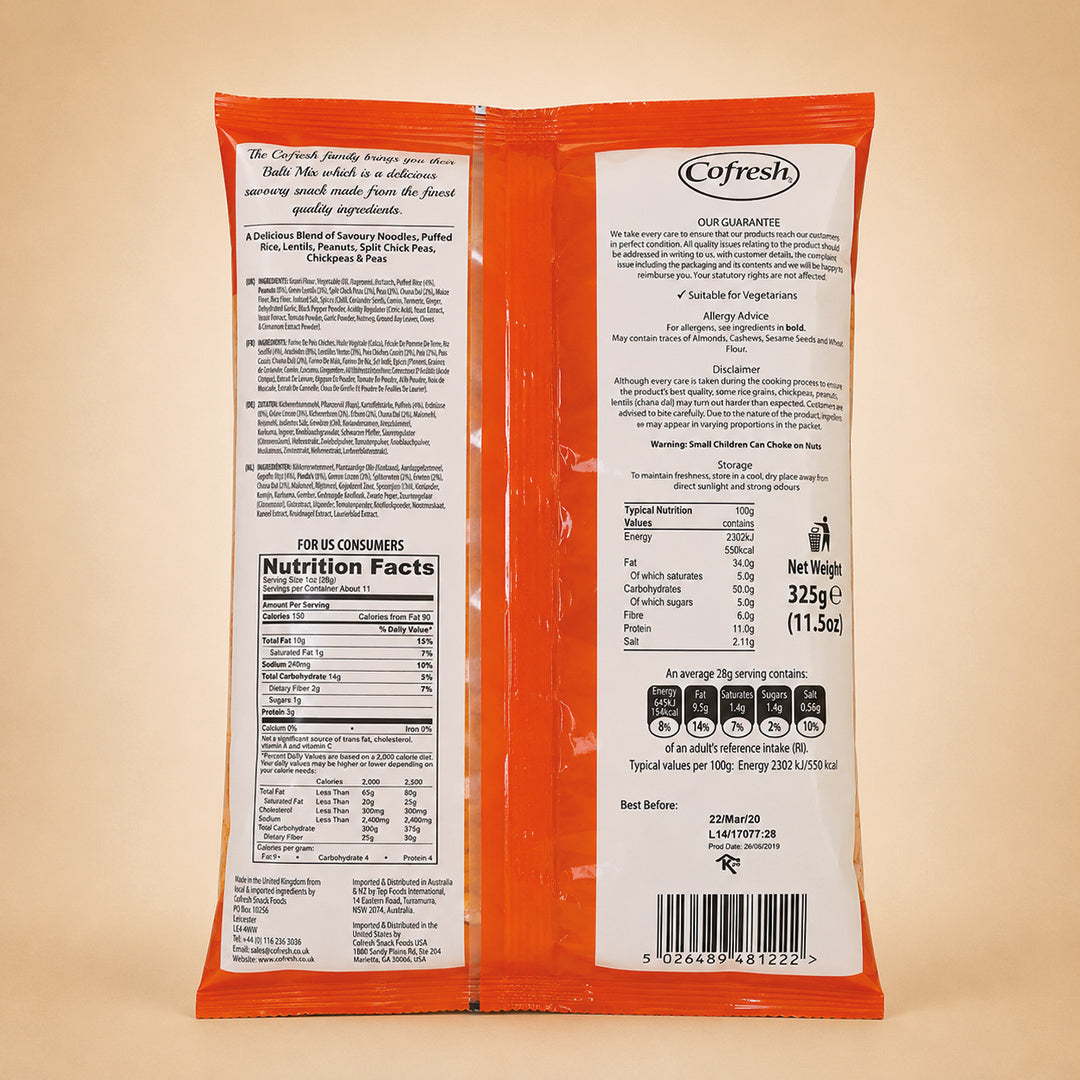 Cofresh Indian Selection Pack | Bombay Mix, Balti Mix & London Mix