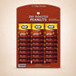 KP Pub Nuts Card - 21 Bags Dry Roasted Peanuts Card (50g of Each Pack)