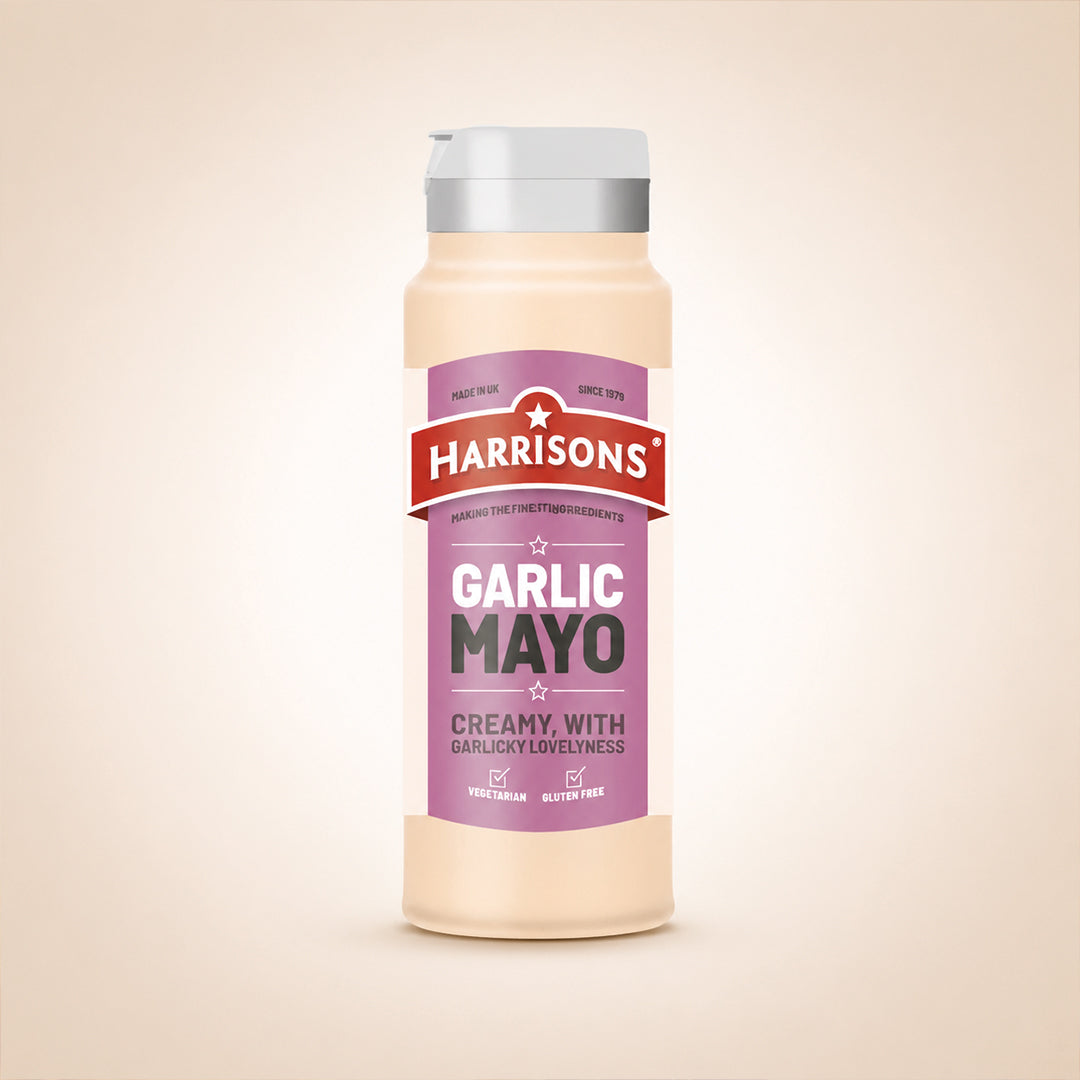 Harrisons Garlic Mayo, Vegetarian, Gluten Free, Creamy Sauce, 500ml Pizza Dip