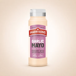 Harrisons Garlic Mayo, Vegetarian, Gluten Free, Creamy Sauce, 500ml Pizza Dip