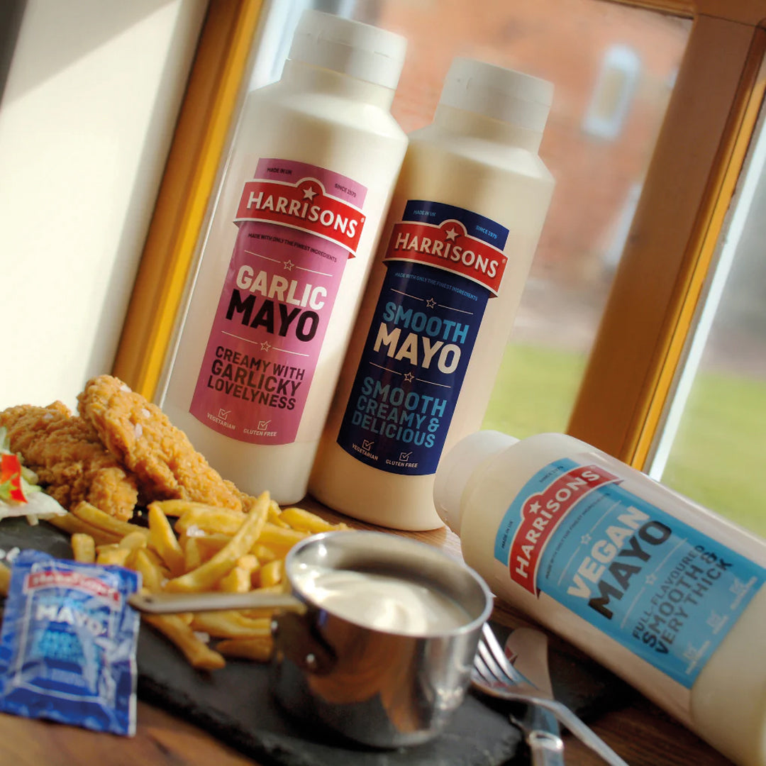 Harrisons Garlic Mayo, Vegetarian, Gluten Free, Creamy Sauce, 500ml Pizza Dip