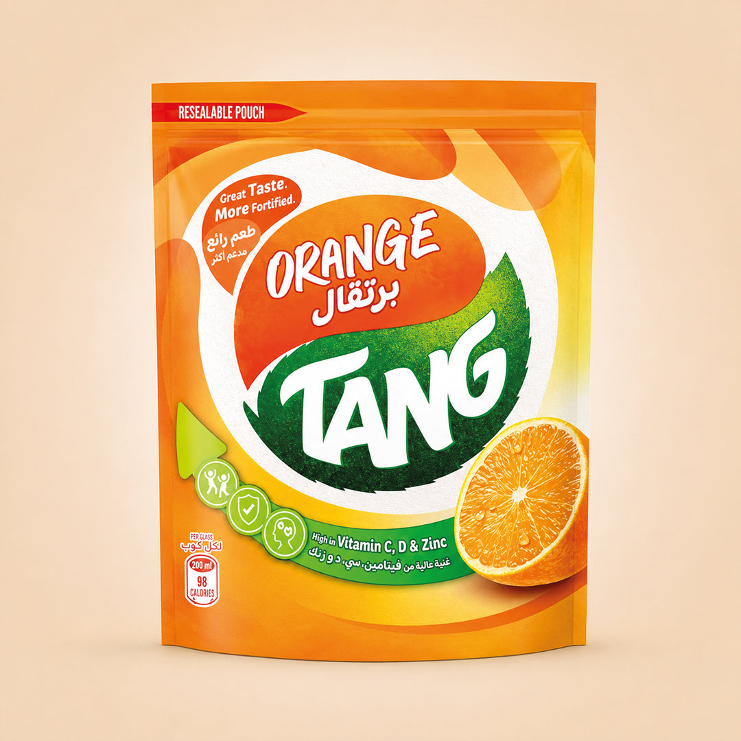 Tang Orange Drink Powder 375g, 375.00 g (Pack of 1)