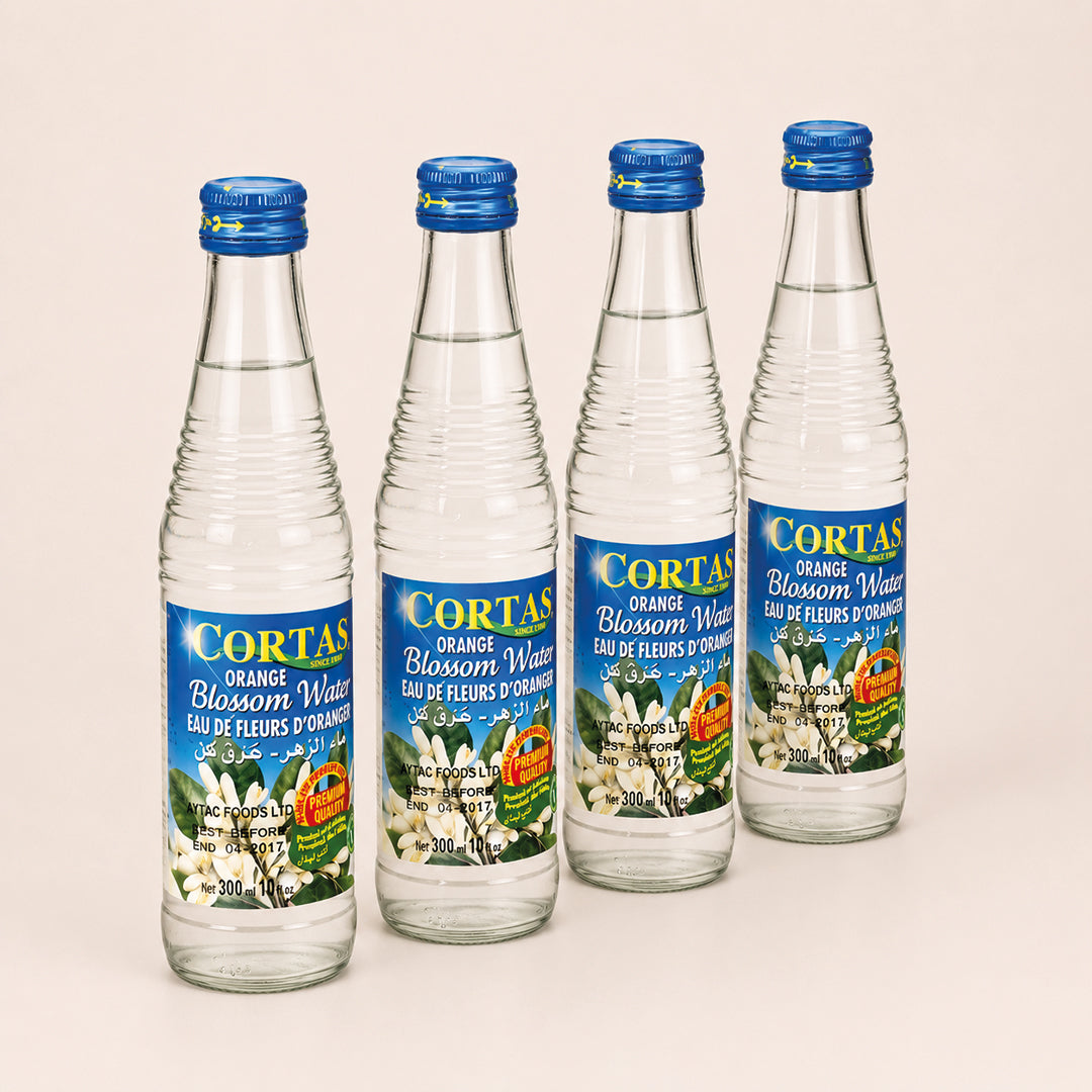 Orange Blossom Water, Cortas, 4 x 300ml