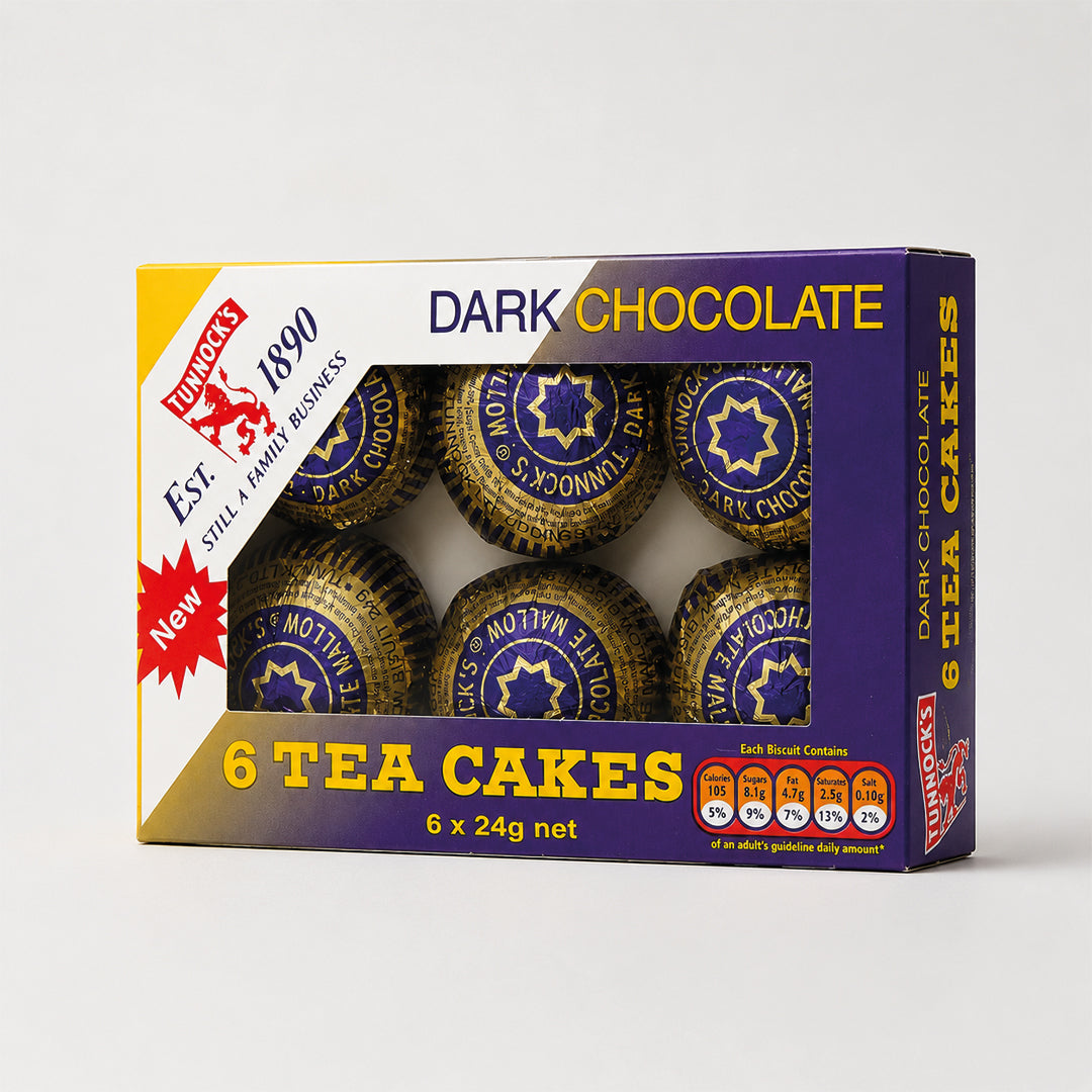 Tunnock's Dark Chocolate Teacakes (1 Pack)