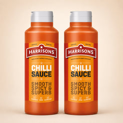 Harrison Chilli Sauce 2 x 1 Litre Bottles | Vegan Hot Chilli Sauce