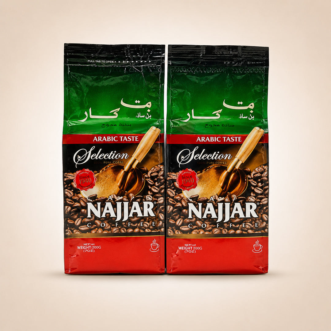 Najjar Arabica Coffee with Ground Cardamom 200g (2 Pack)