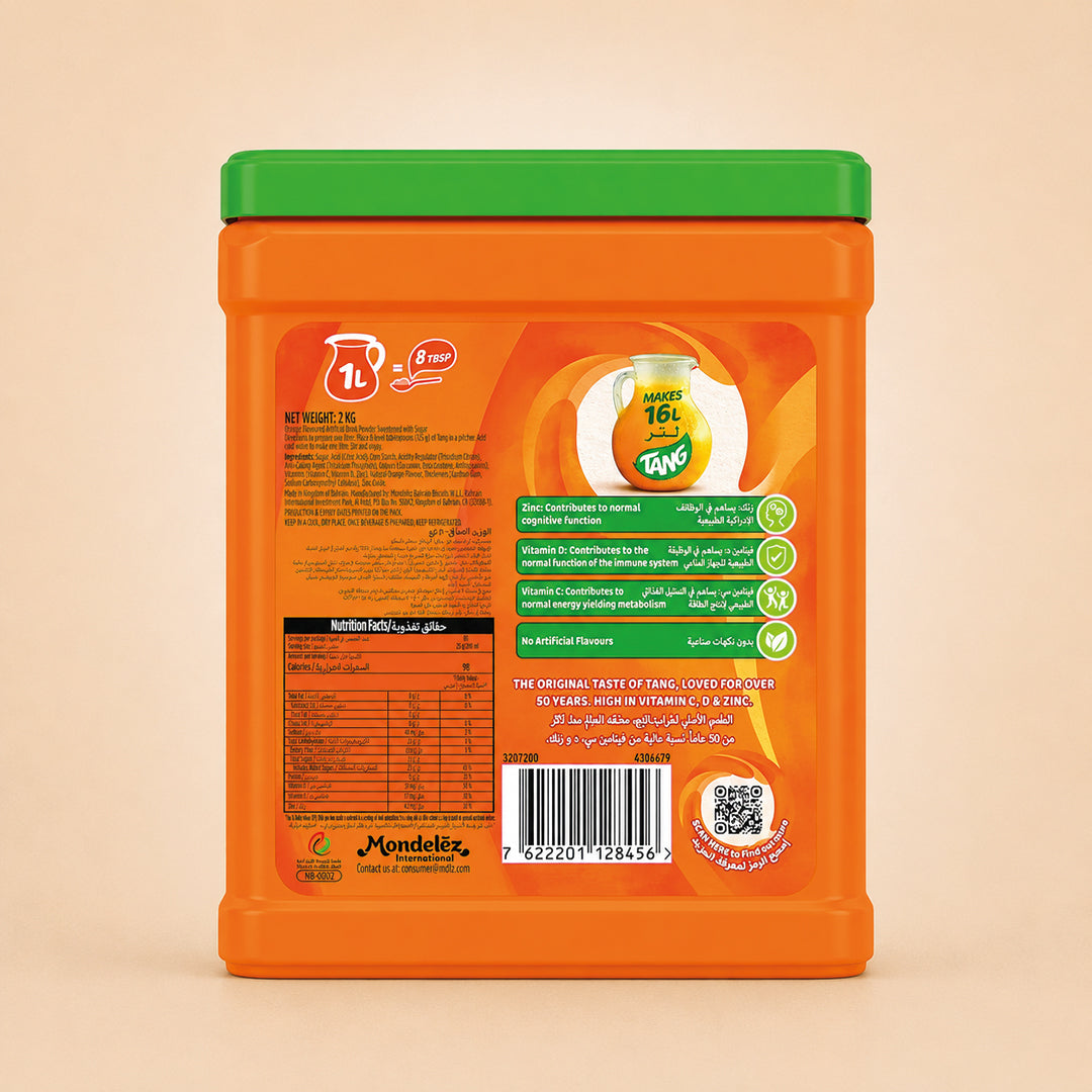 Tang Instant Powder Drink Orange 2kg