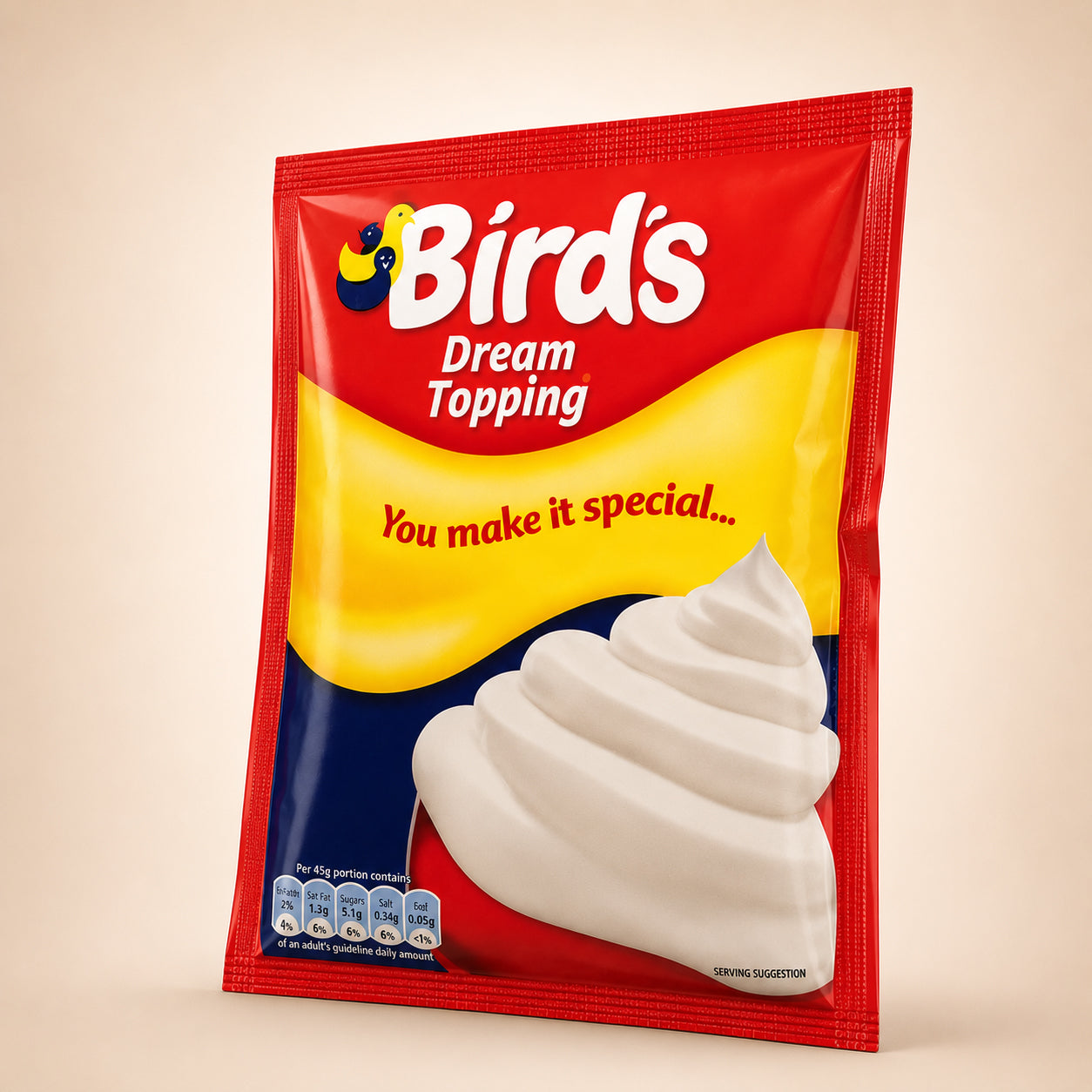 Birds Dream Dessert Topping 18 x 36gm (Pack of 6)
