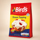Bird's 452700 Dream Topping Sachet 3x36g, Aluminium, White