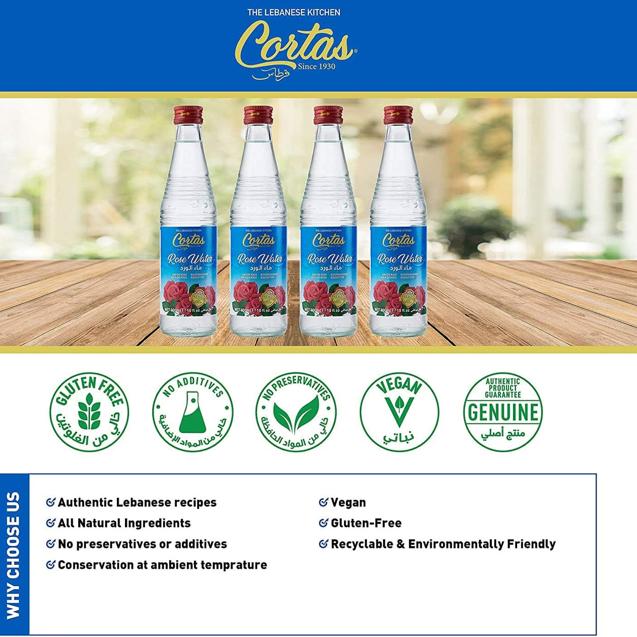 CORTAS Rose Water