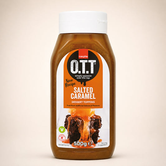 Macphie - OTT Salted Caramel Dessert Topping Sauce 500g