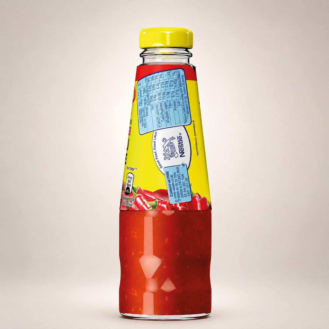 Maggi Authentic Malaysian Extra Hot Chilli Sauce 320g (Pack of 6)