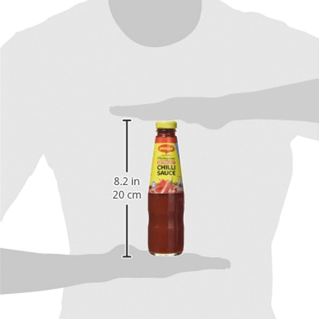 Maggi Authentic Malaysian Extra Hot Chilli Sauce 320g (Pack of 6)