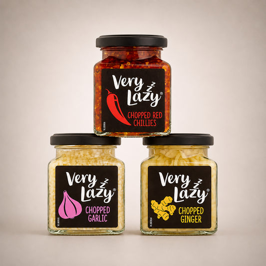 Very Lazy Pack | Chopped Red Chillies, Chopped Garlic, Chopped Ginger