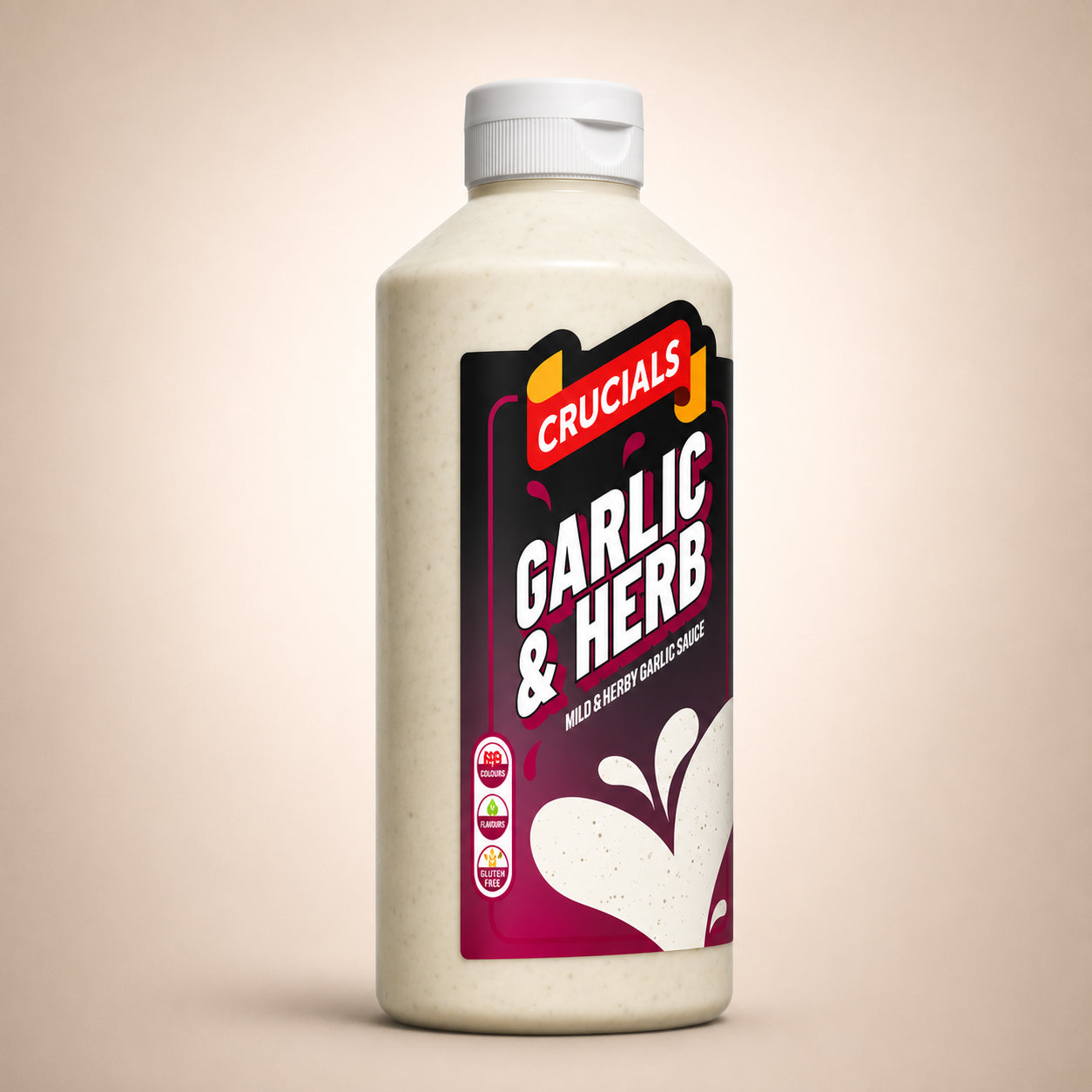 Crucials Garlic and Herb (500ml x 6 Pack)