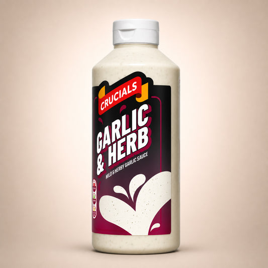 Crucials Garlic and Herb (500ml x 6 Pack)