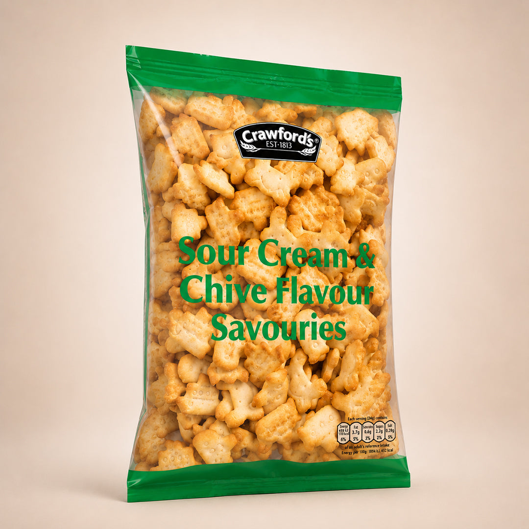Crawfords Sour Cream & Chive (Pack of 2)
