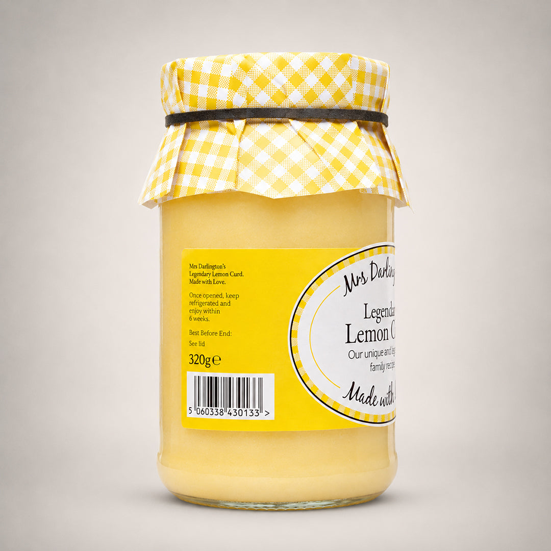 Mrs Darlingtons Legendary Lemon Curd 320g (Pack of 2)