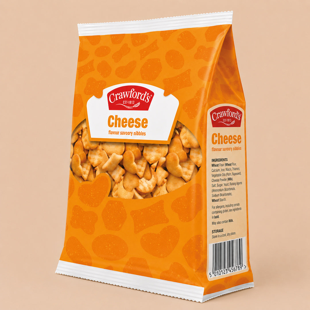 3 Bags of Crawford's Cheese Savouries 325g
