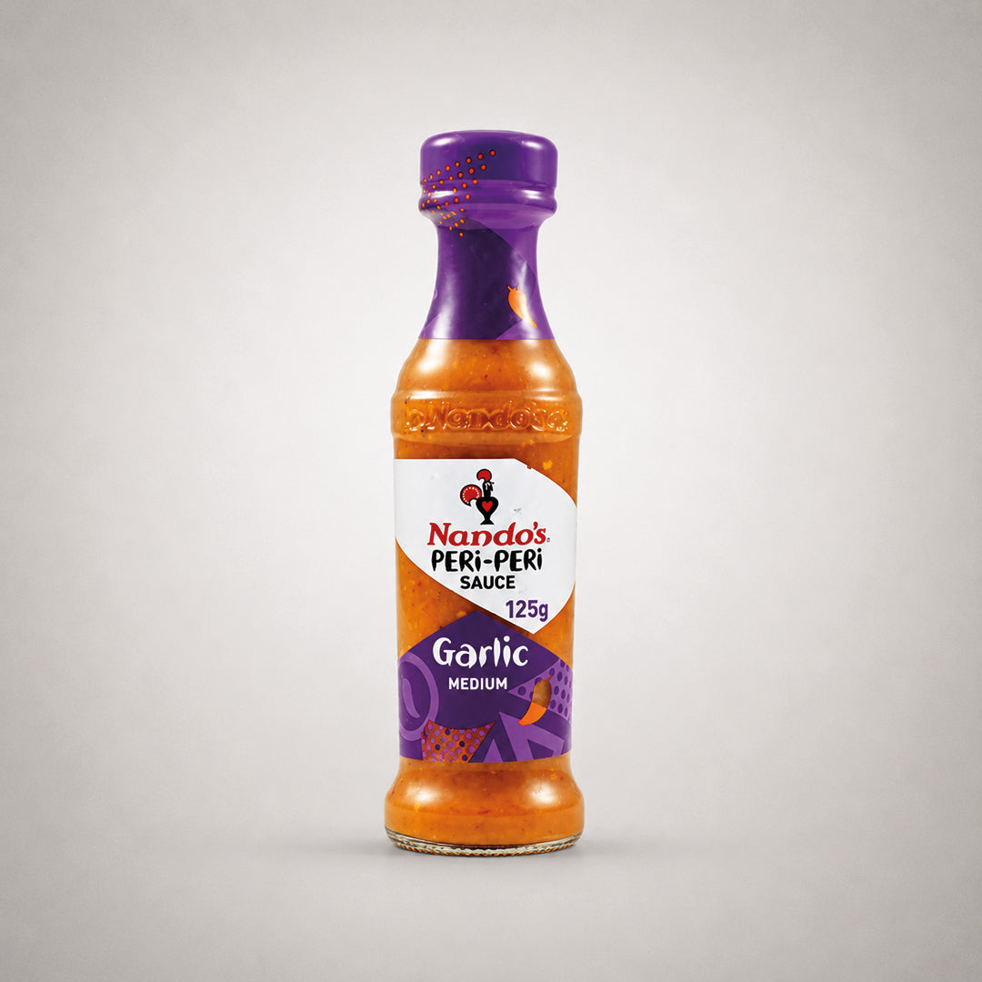 Nando's Peri-Peri Sauce Selection Medium, Lemon & Herb, Garlic 125g