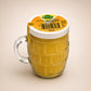 Kuhne Traditional German Mustard Glass 250ml (Pack of 3)