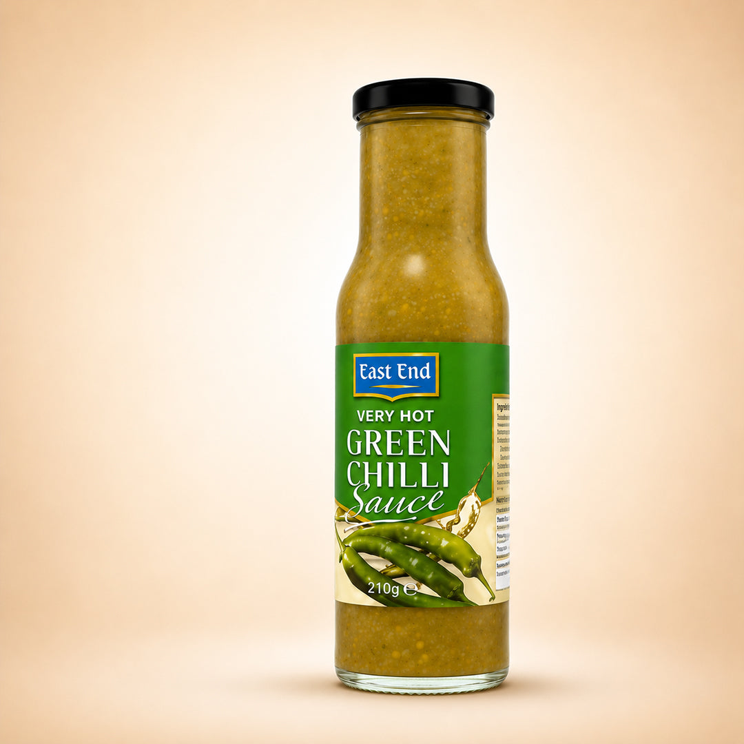 East End Very Hot Green Chilli Sauce (260g) - Pack of 2